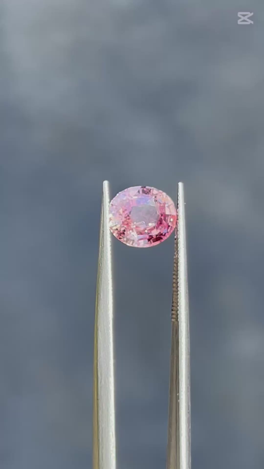 Certified 1.59ct Padparadscha Sapphire – Orangey Pink Oval Cut | Heated | Natural Corundum