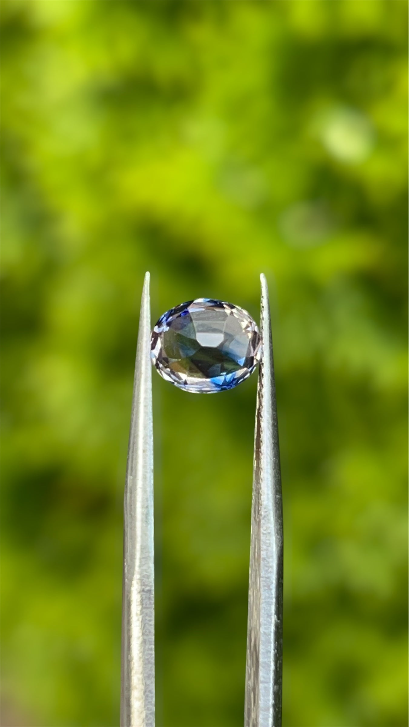 2.02 Carat Bi-Color Blue/Purple Sapphire – Natural Corundum – Certified