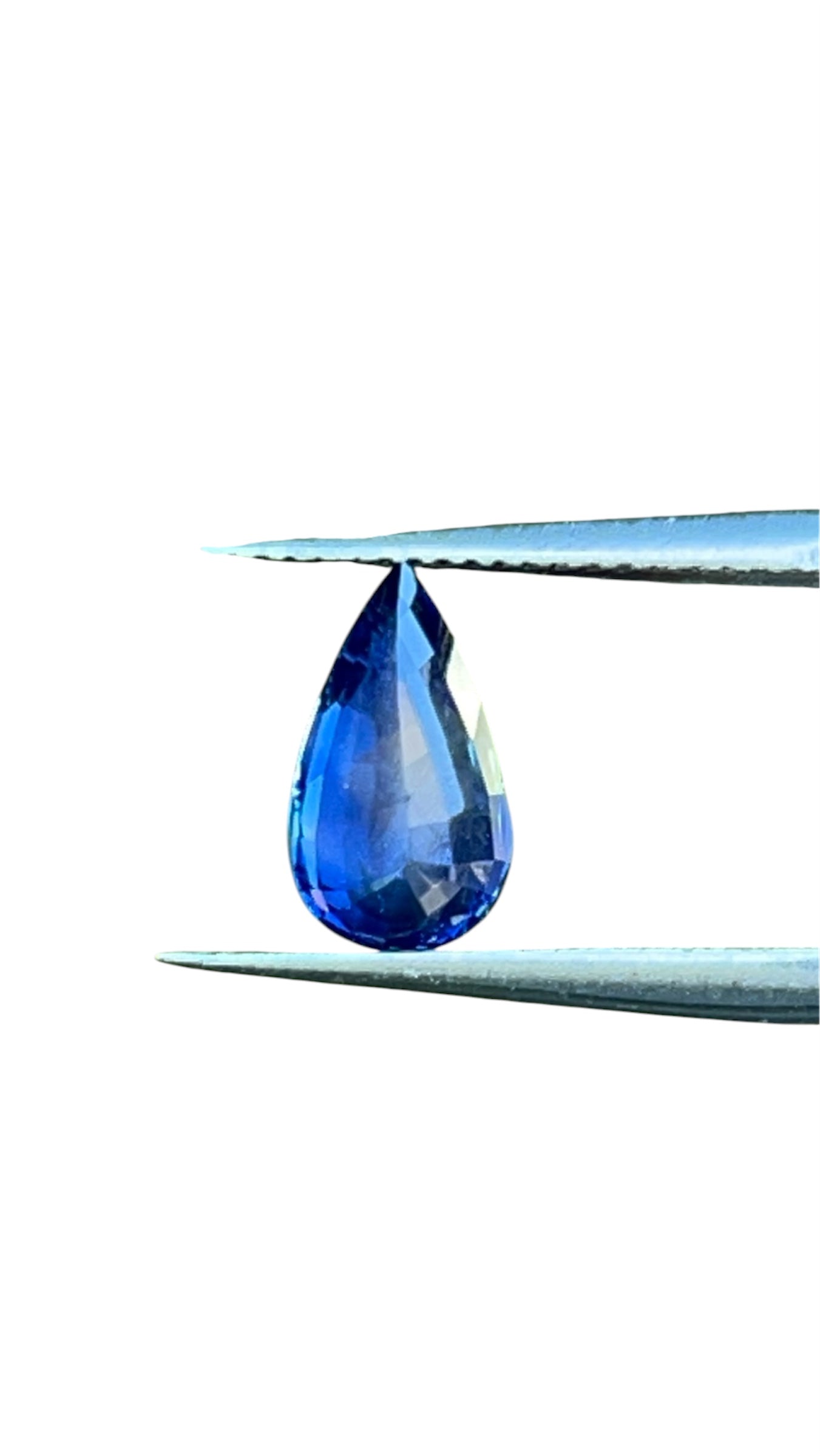 Natural Royal Blue Sapphire 2.01 ct Pear Cut | No Heat | Sri Lanka Certified