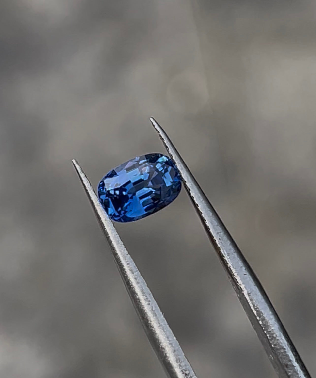 1.09ct Unheated Cornflower Ceylon Blue Sapphire – Natural Certified Cushion Cut Loose Gemstone
