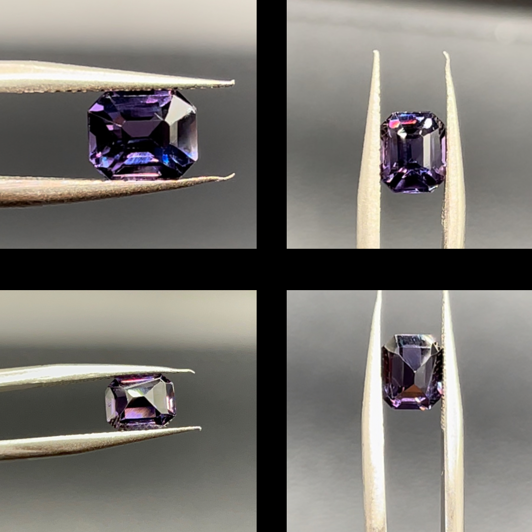 Natural Colour Changing Spinel | 1.31 ct | Octagon Step cut | GIA Alumni lab report provided