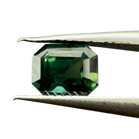 Natural Teal Sapphire | 1.49ct | Unheated | Octagonal Step Cut | GIA Alumni Lab Report Provided