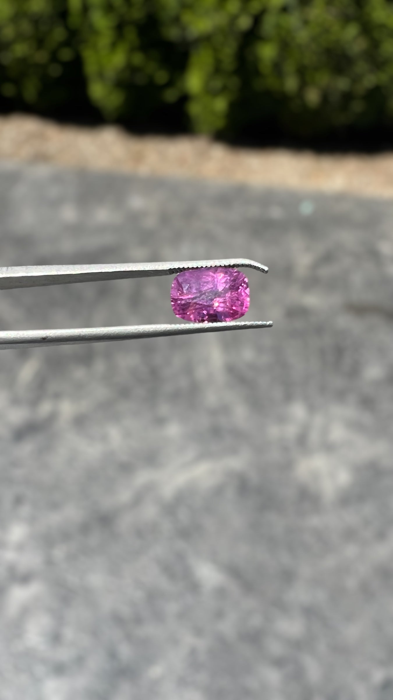 Natural Pink Sapphire | 2.24ct | Cushion Cut | Pinkish Purple Colour | Certificate of Authenticity provided