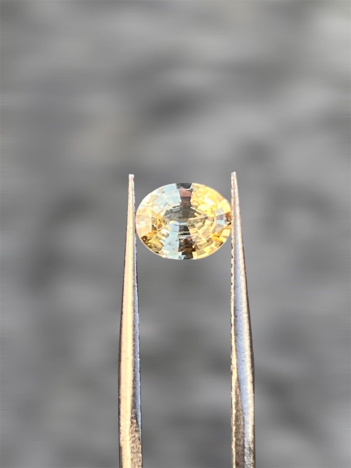 Natural Yellow Sapphire 1.31 CT – Unheated Oval Cut | Certified Loose Gemstone