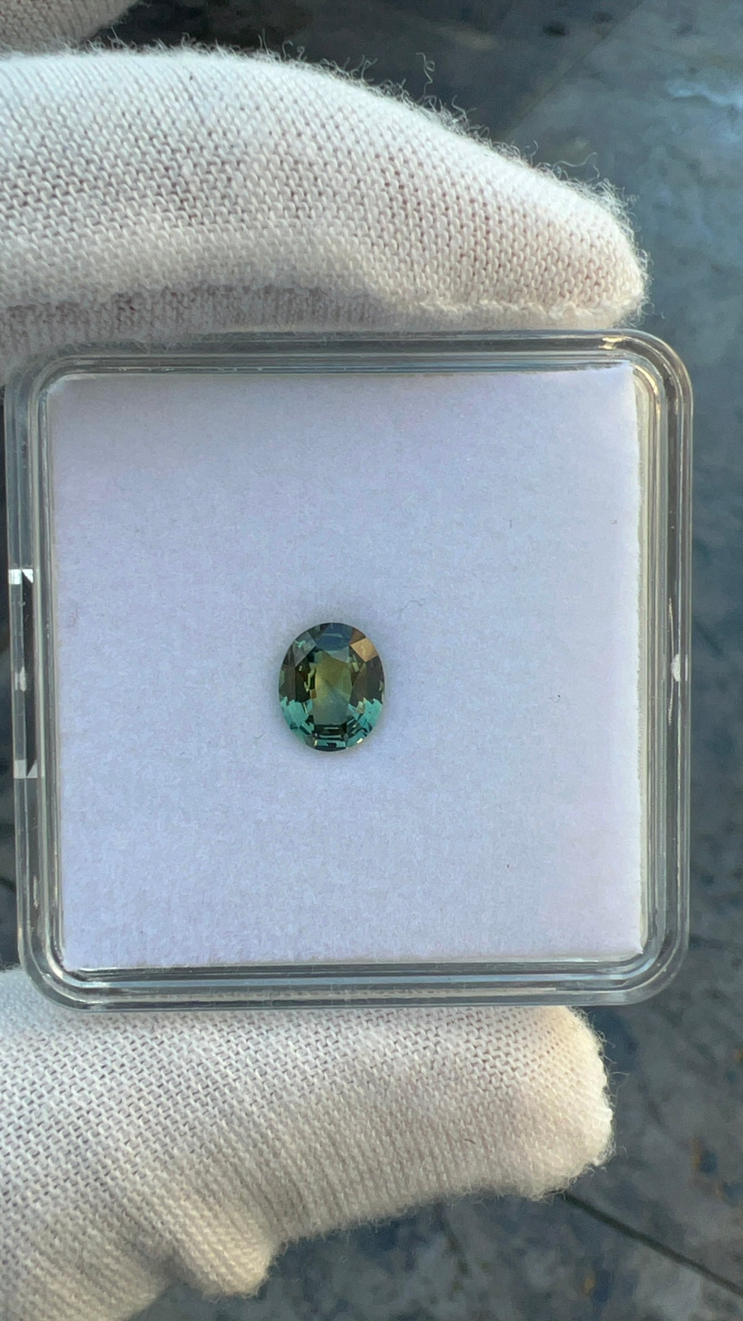 Natural Teal Sapphire | 1.60 ct | Unheated | Oval shape | Brilliant Mixed Cut | GIA Alumni Lab Report Provided