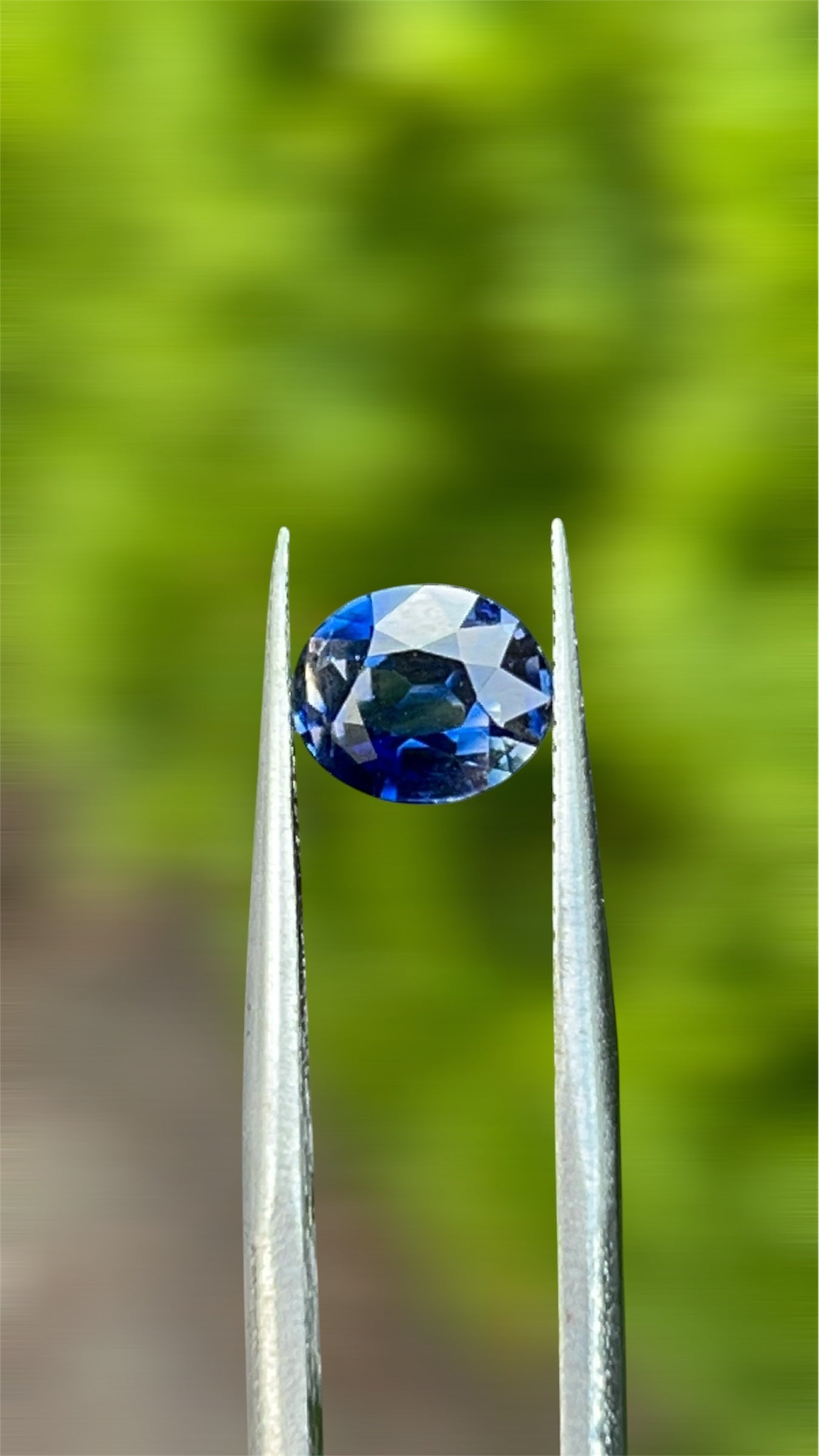2.02 Carat Bi-Color Blue/Purple Sapphire – Natural Corundum – Certified