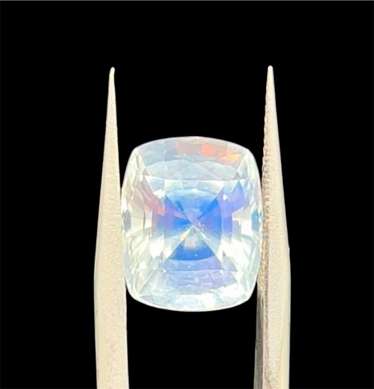 Natural Rainbow Moonstone | 5.11ct | Cushion shape | GIA alumni lab report included