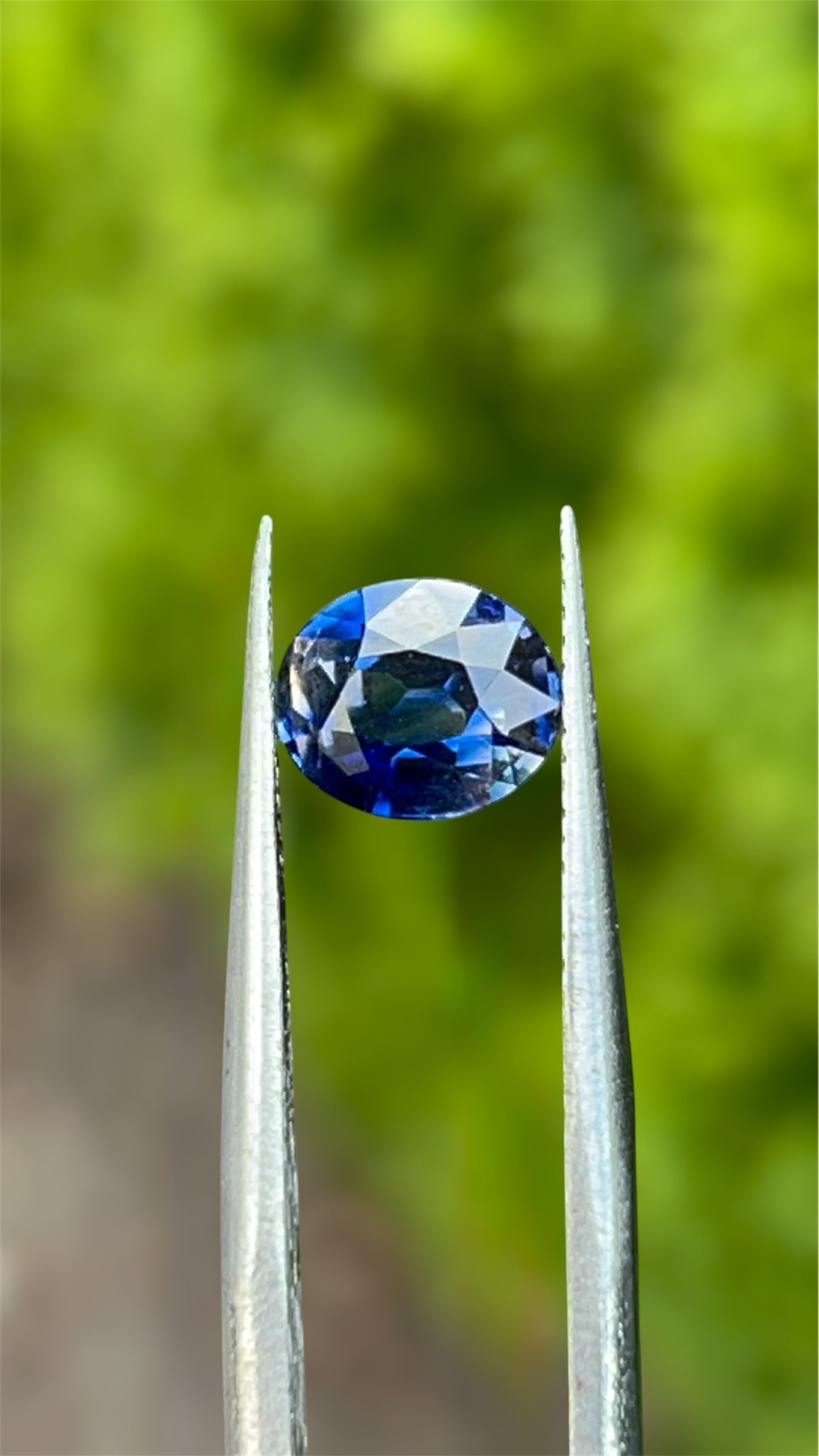 2.02 Carat Bi-Color Blue/Purple Sapphire – Natural Corundum – Certified