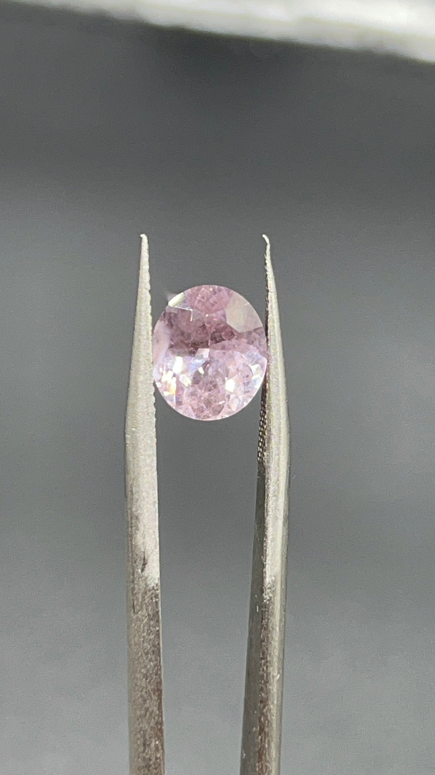 Natural Peach Sapphire | 2.35 ct | Oval Mixed Cut | Certified from AGCL Sri Lanka