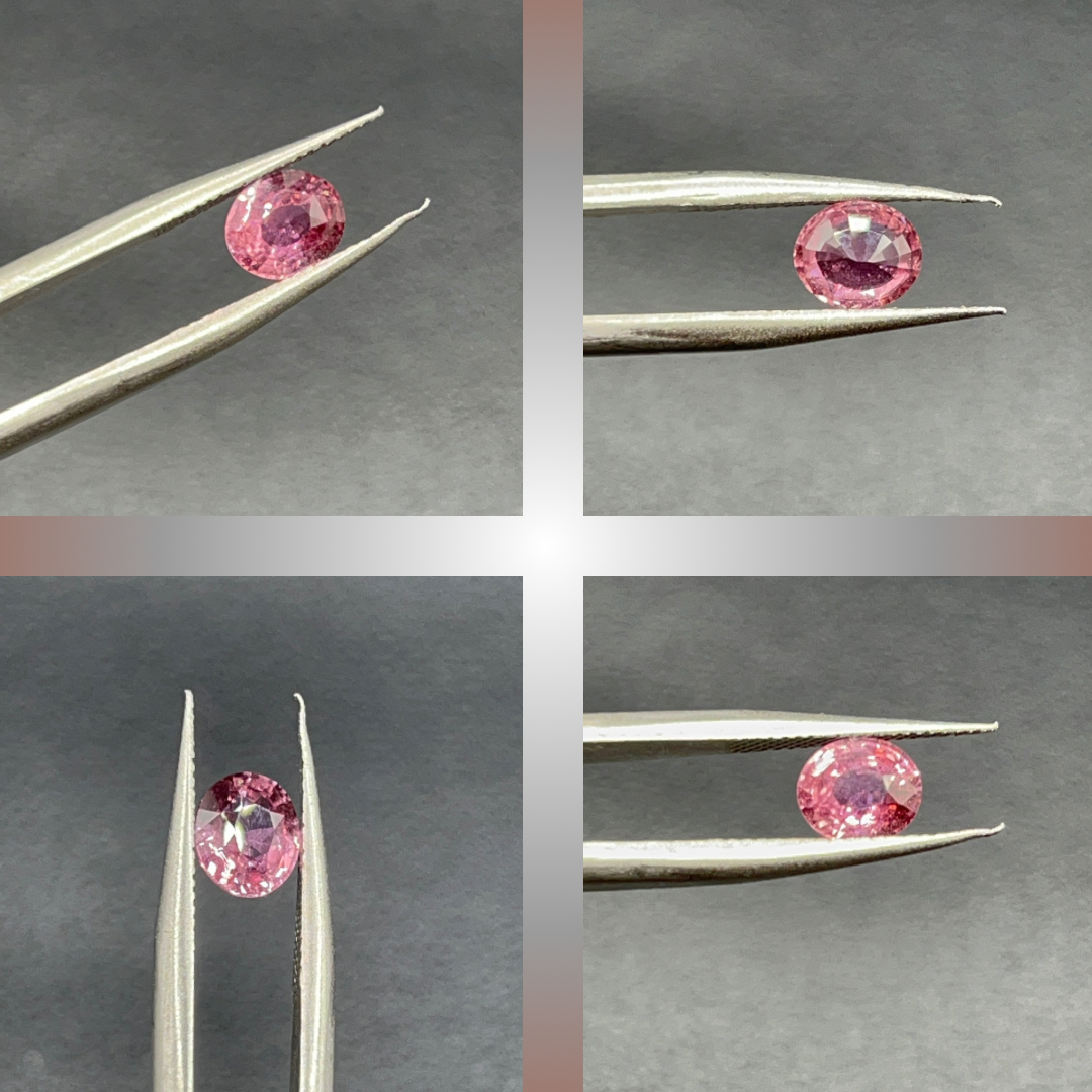 Natural Padparadscha Sapphire |1.02ct | Oval Shape | GIA Alumni Certificate provided