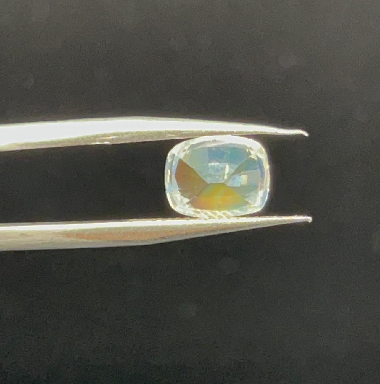 Natural Rainbow Moonstone | 1.88ct | Cushion Brilliant Mixed| GIA alumni lab card included