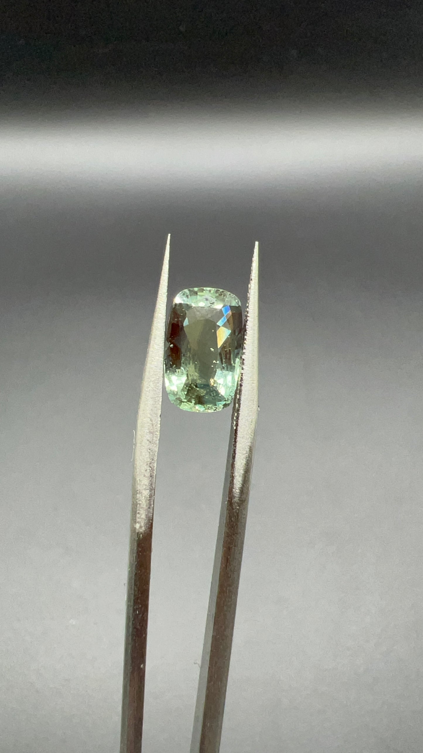 Natural Chrysoberyl Alexandrite | Colour-change from Bluish-Green to Purplish-Red | 2.00 ct | Cushion Mixed Cut | Certification from French Gemological Laboratory