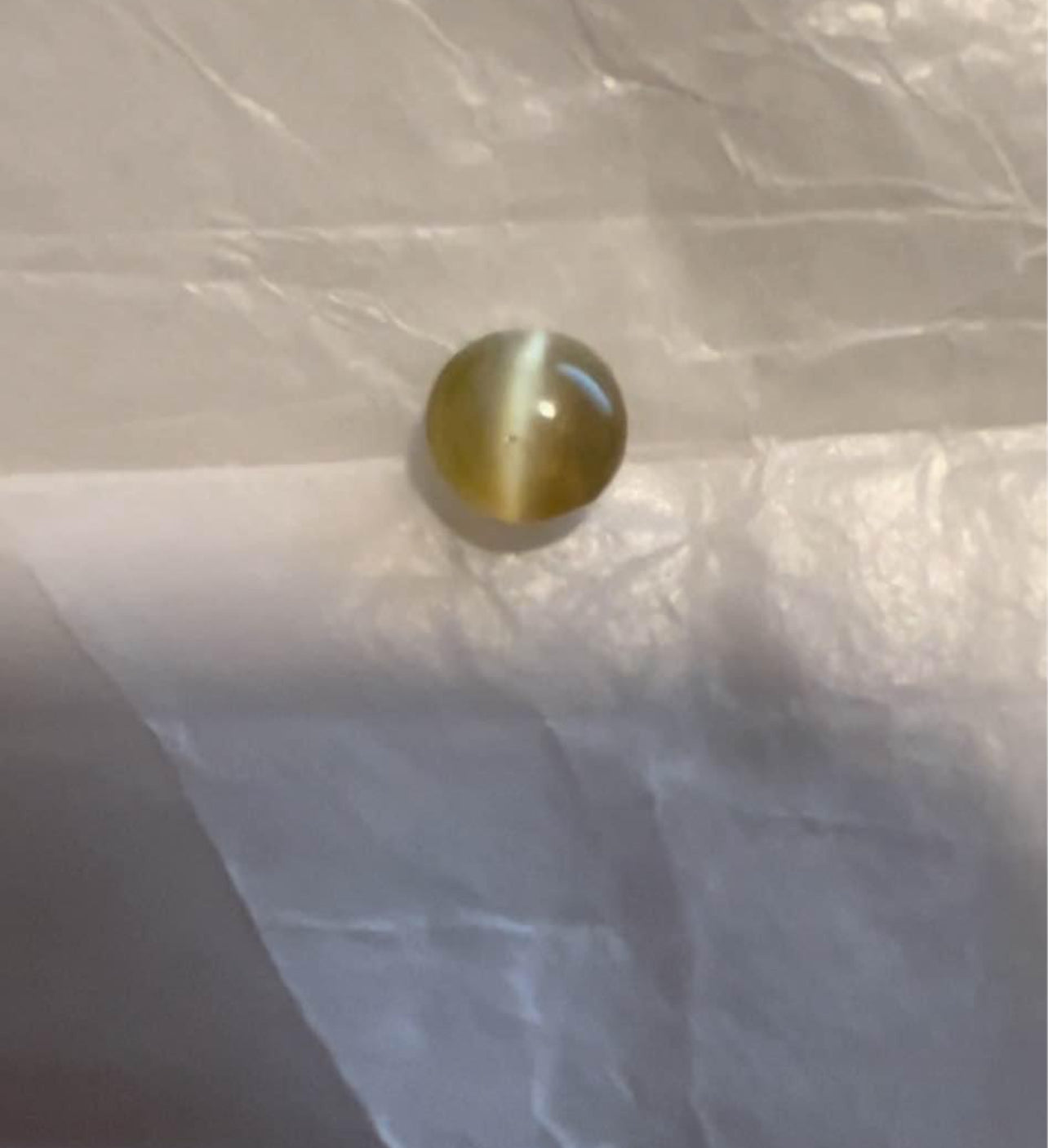 Natural Chrysoberyl Cat’s Eye | 0.94ct | Honey Colour | Cabochon Cut | Certificate of Authenticity provided