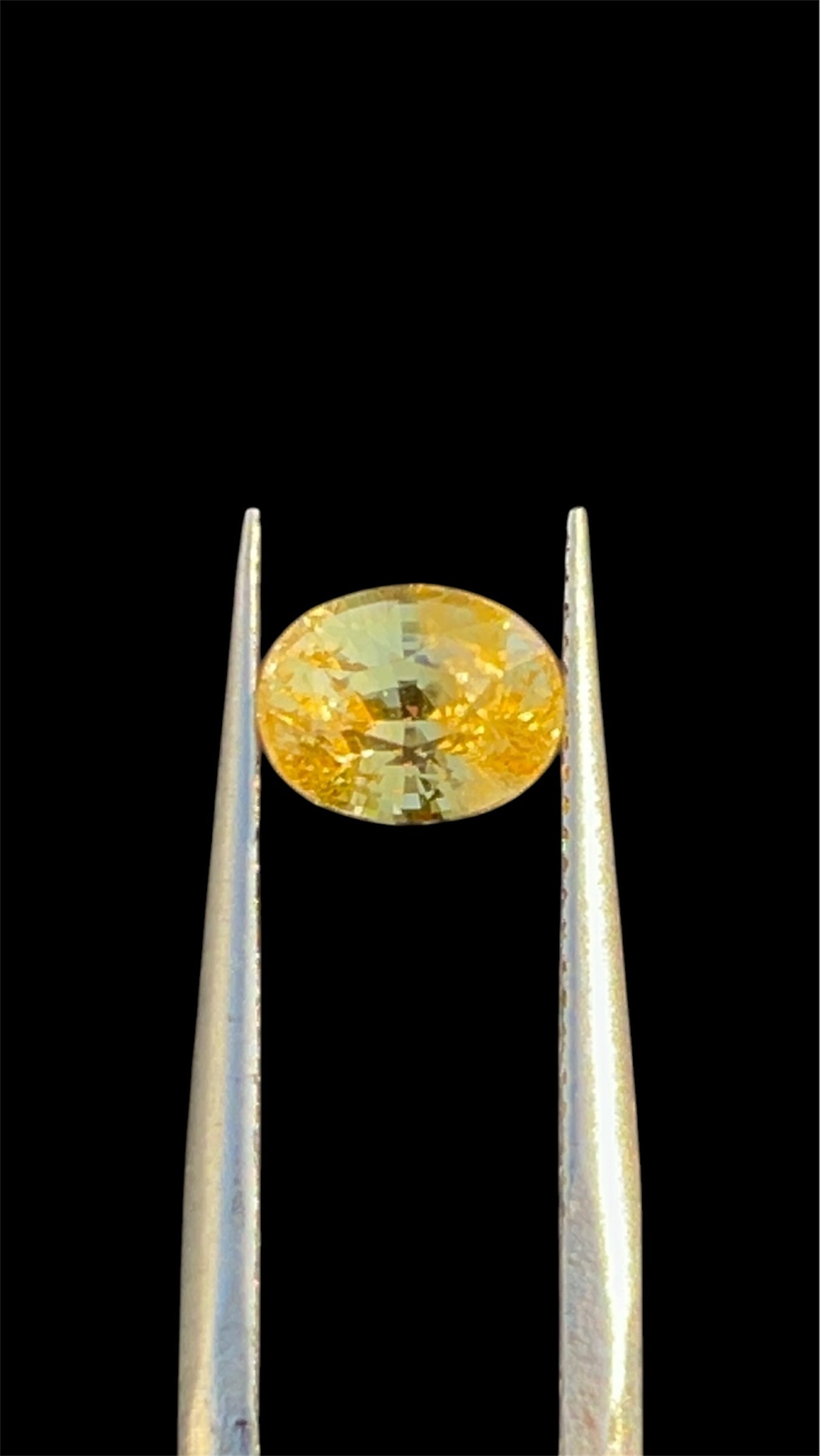 Natural Unheated Yellow Sapphire 1.78ct Oval Cut | Certified Loose Gemstone | Pukhraj