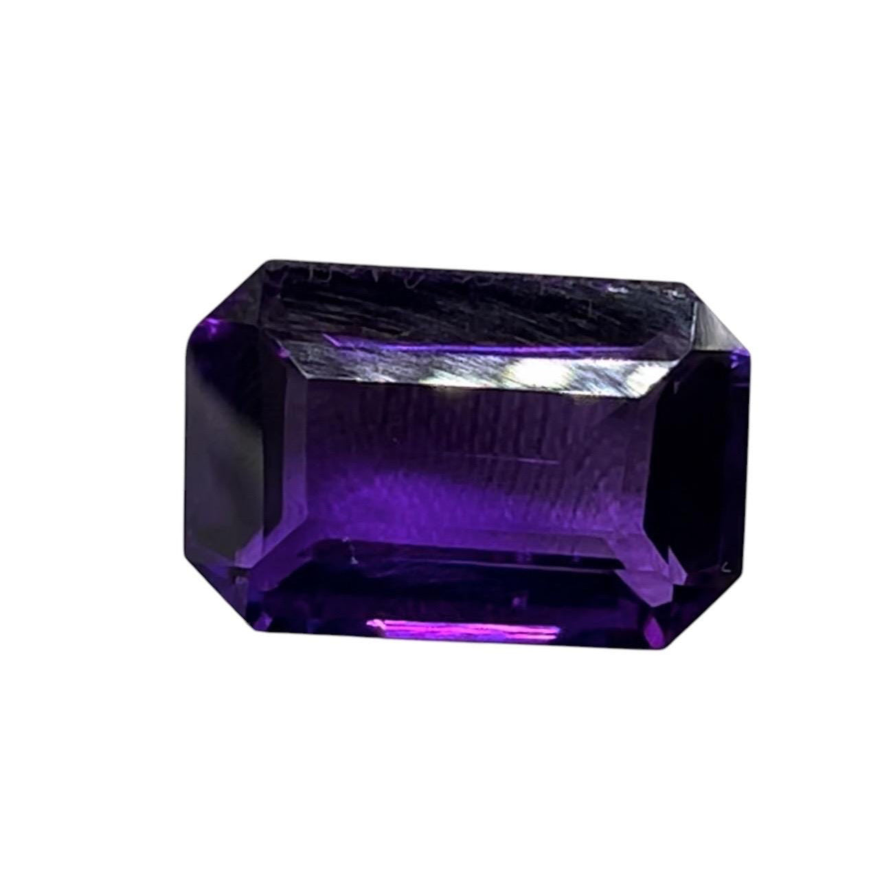 Natural Amethyst | 14.94 ct | Octagonal step cut | Purple colour | GIA Alumni lab report provided