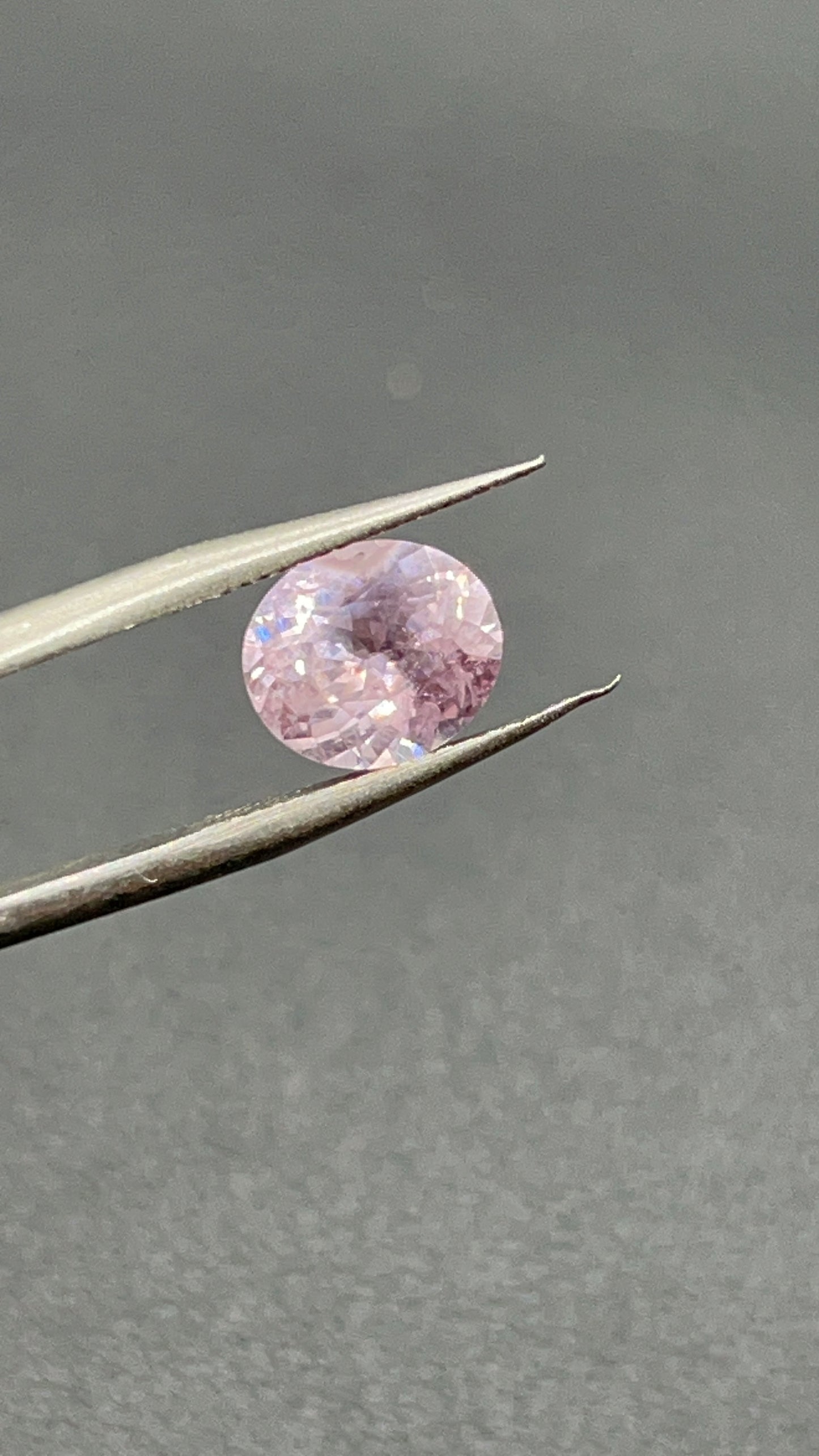 Natural Peach Sapphire | 2.35 ct | Oval Mixed Cut | Certified from AGCL Sri Lanka