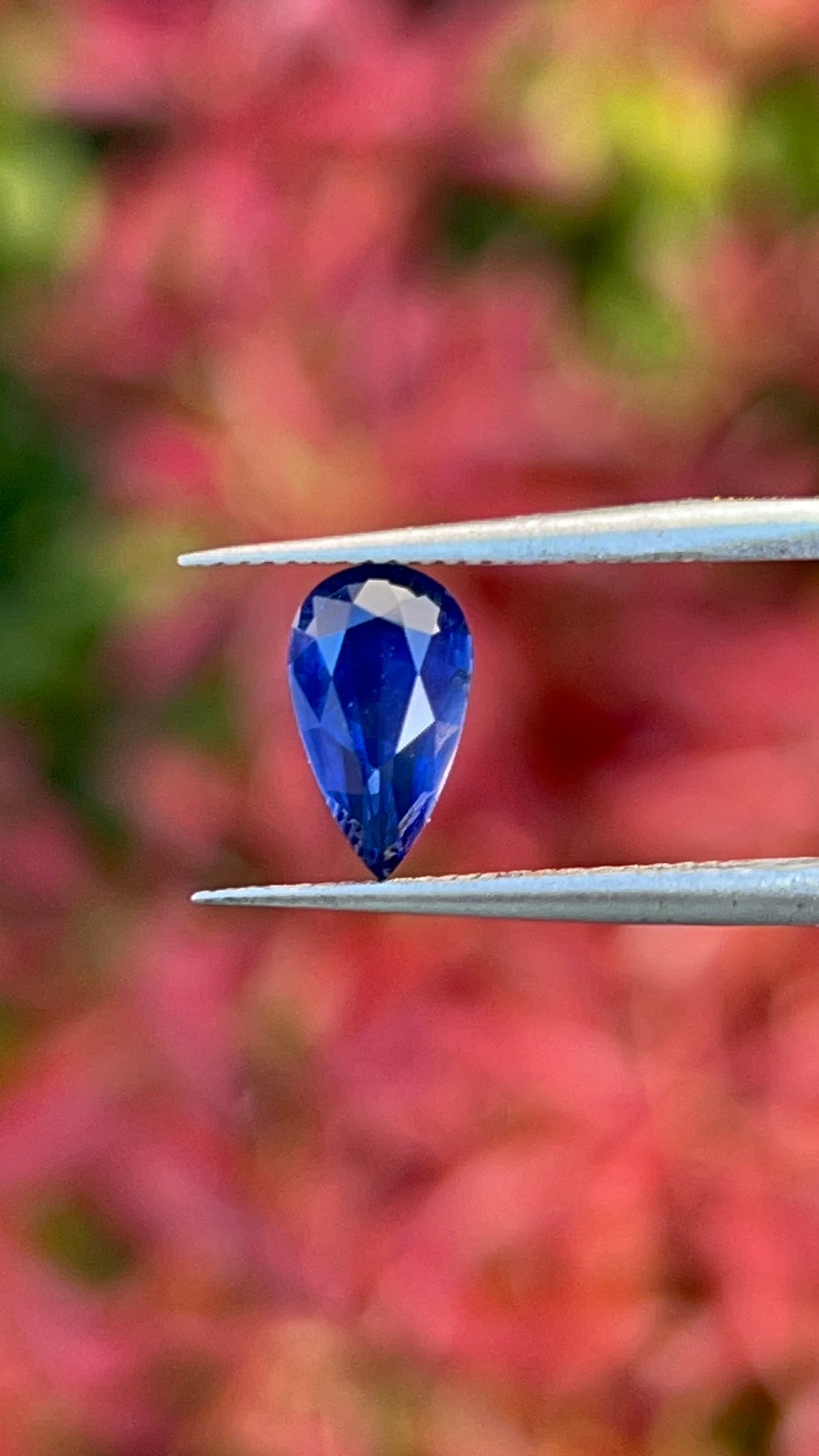 Natural Royal Blue Sapphire 2.01 ct Pear Cut | No Heat | Sri Lanka Certified