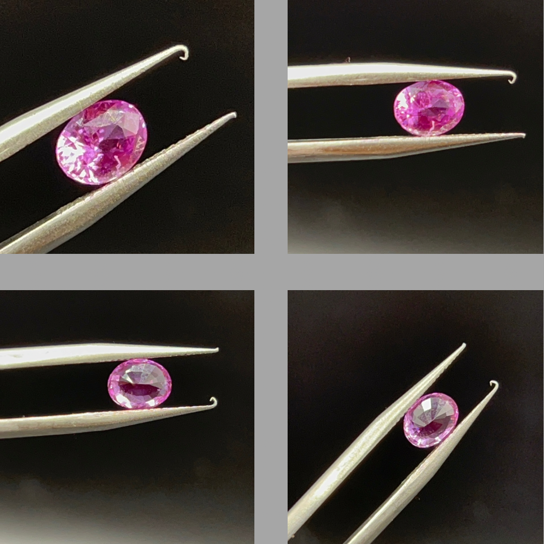 Natural Pink Sapphire | 1.07 ct | Oval shape | Unheated | Free GIA Alumni lab report