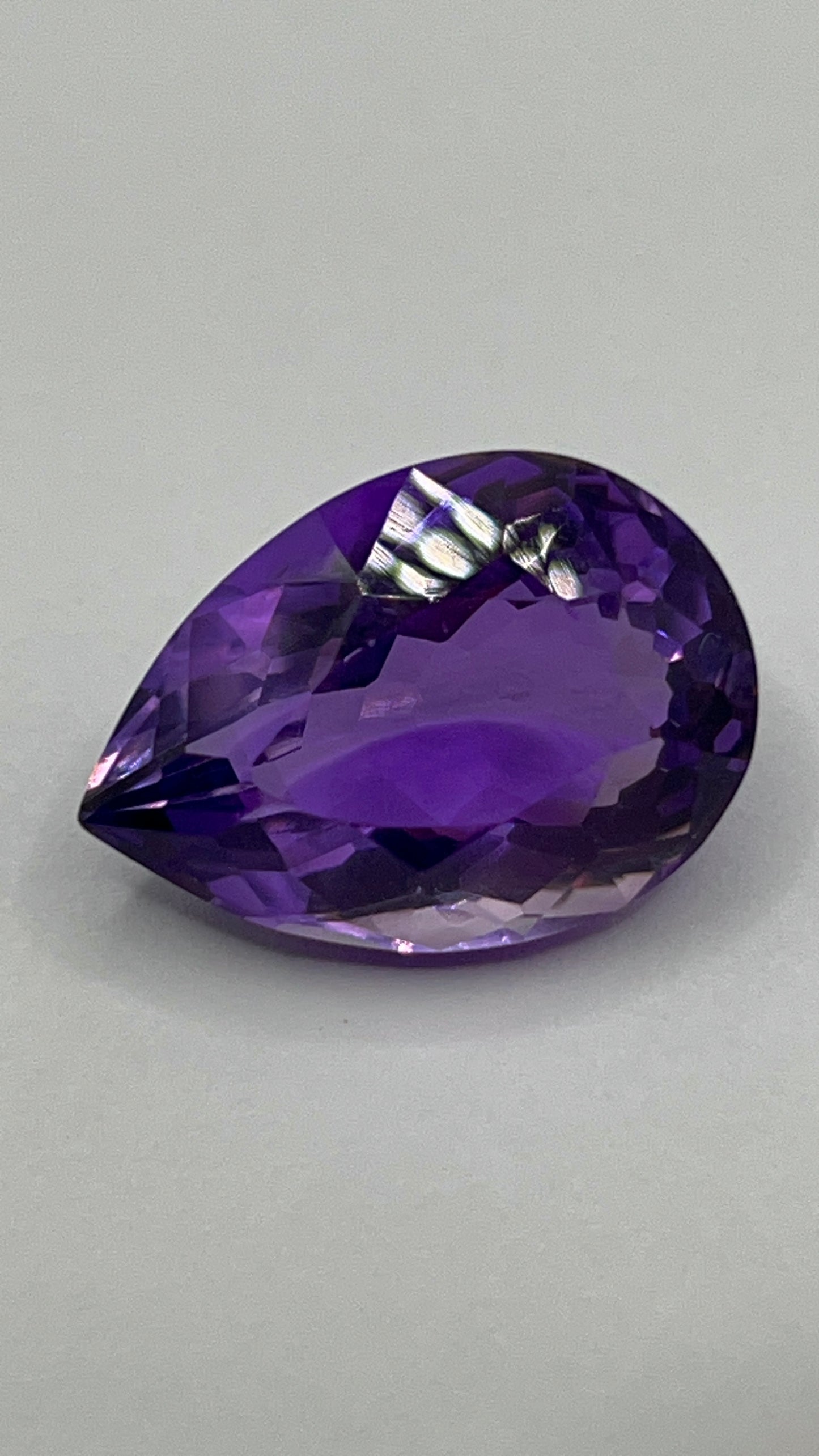 Natural Amethyst | 17.67 ct | Colour: Purple | Shape: Pear Brilliant Mixed
GIA Alumni Lab report provided