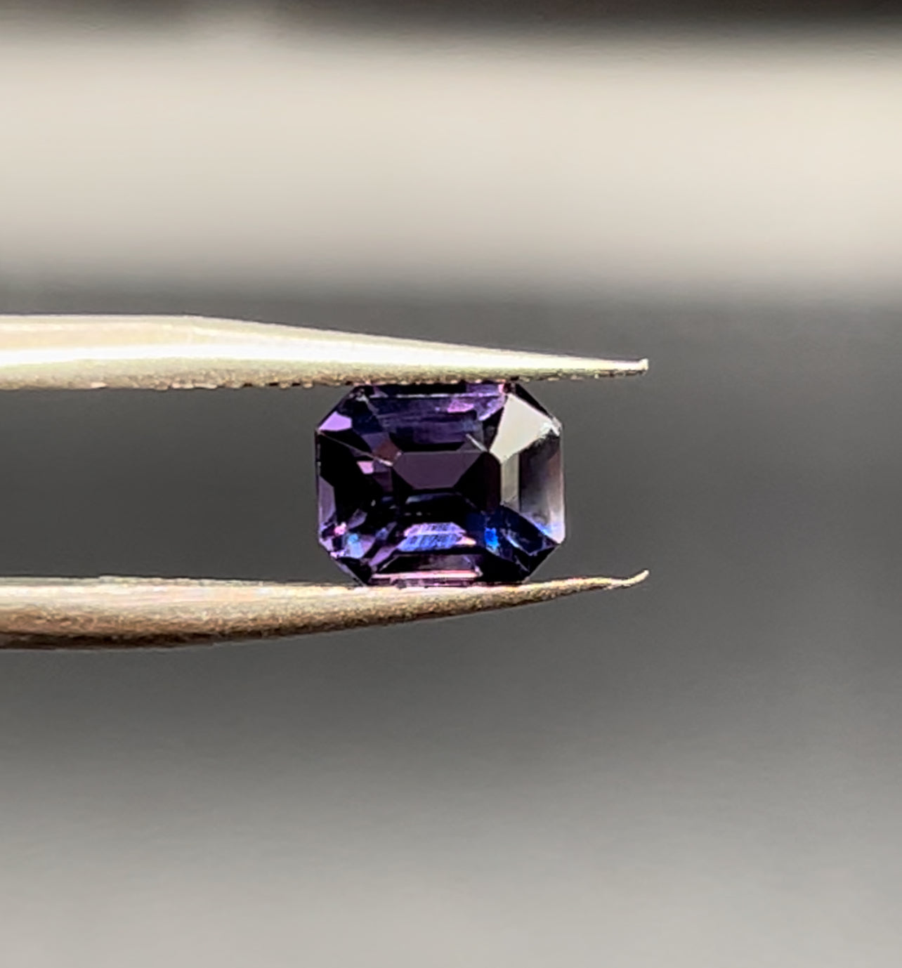 Natural Colour Changing Spinel | 1.31 ct | Octagon Step cut | GIA Alumni lab report provided