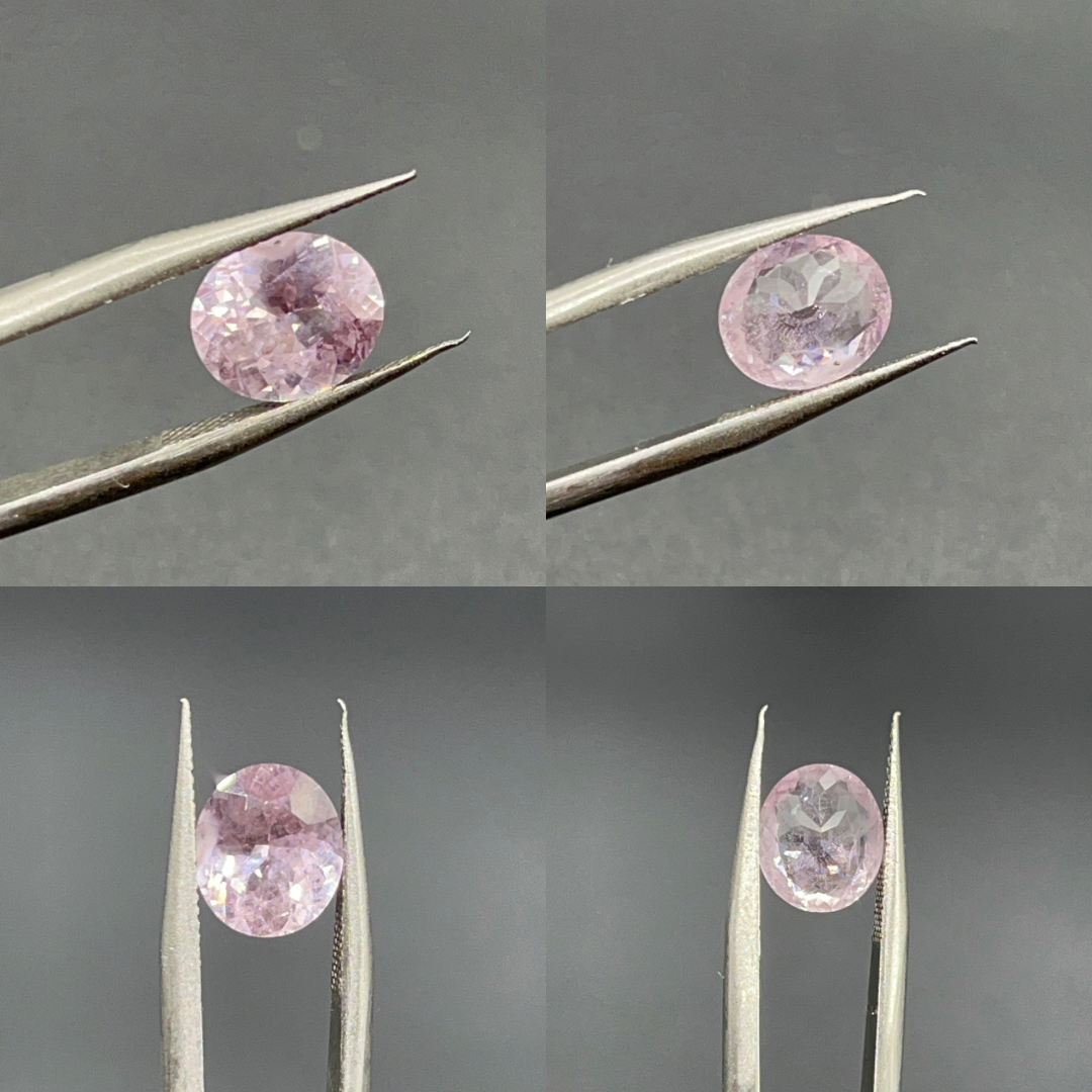 Natural Peach Sapphire | 2.35 ct | Oval Mixed Cut | Certified from AGCL Sri Lanka