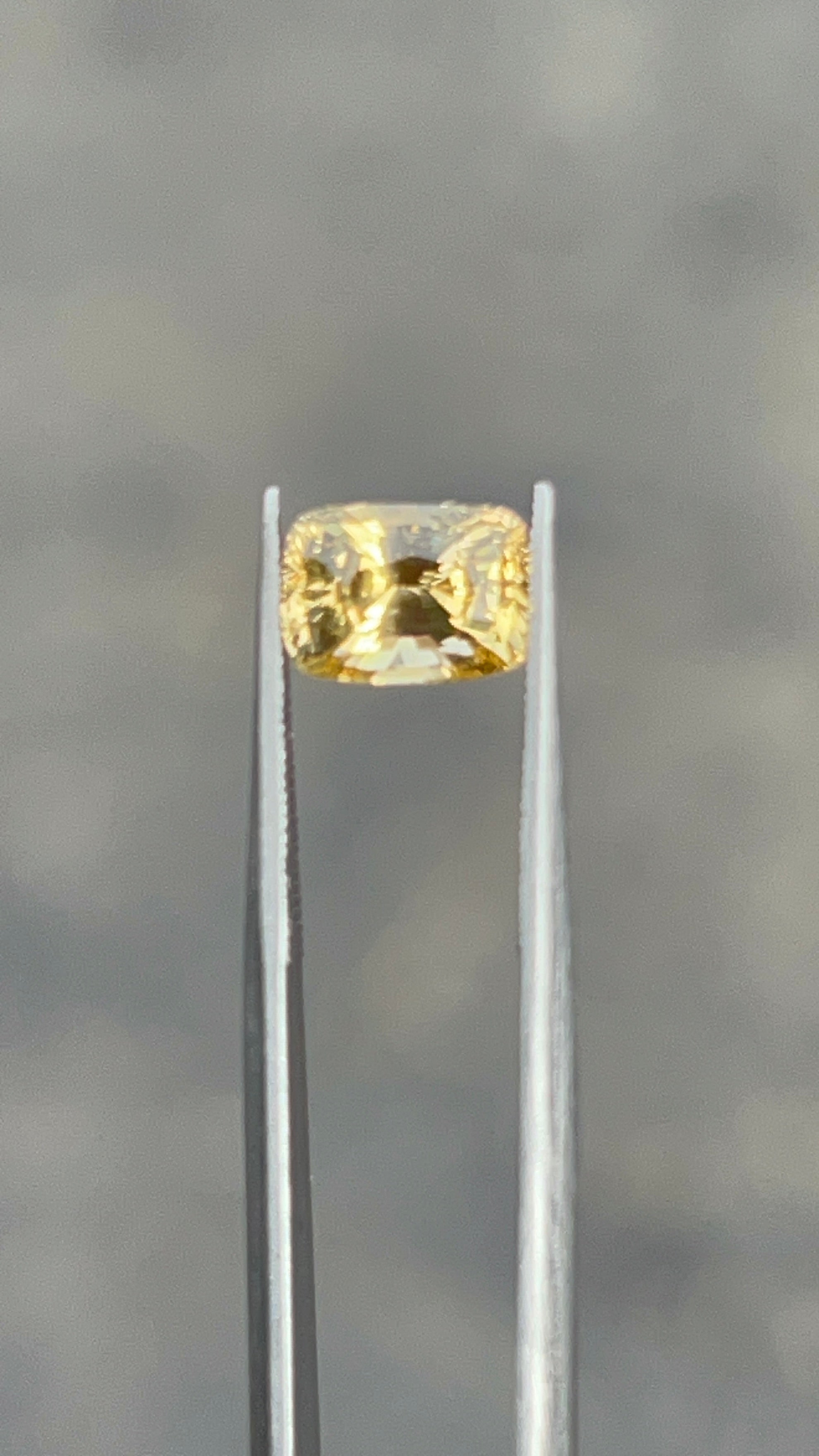 Natural Yellow Sapphire | 2.01ct | Unheated Gemstone | Radiant Cut | Certified