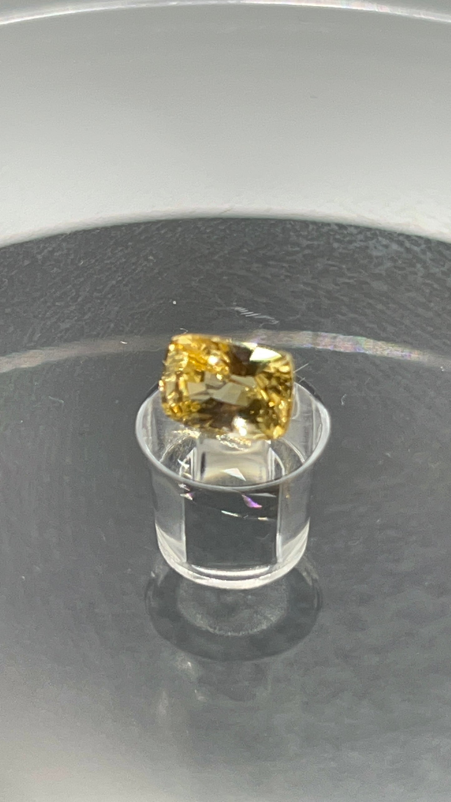 Natural Yellow Sapphire | 2.01ct | Unheated Gemstone | Radiant Cut | Certified