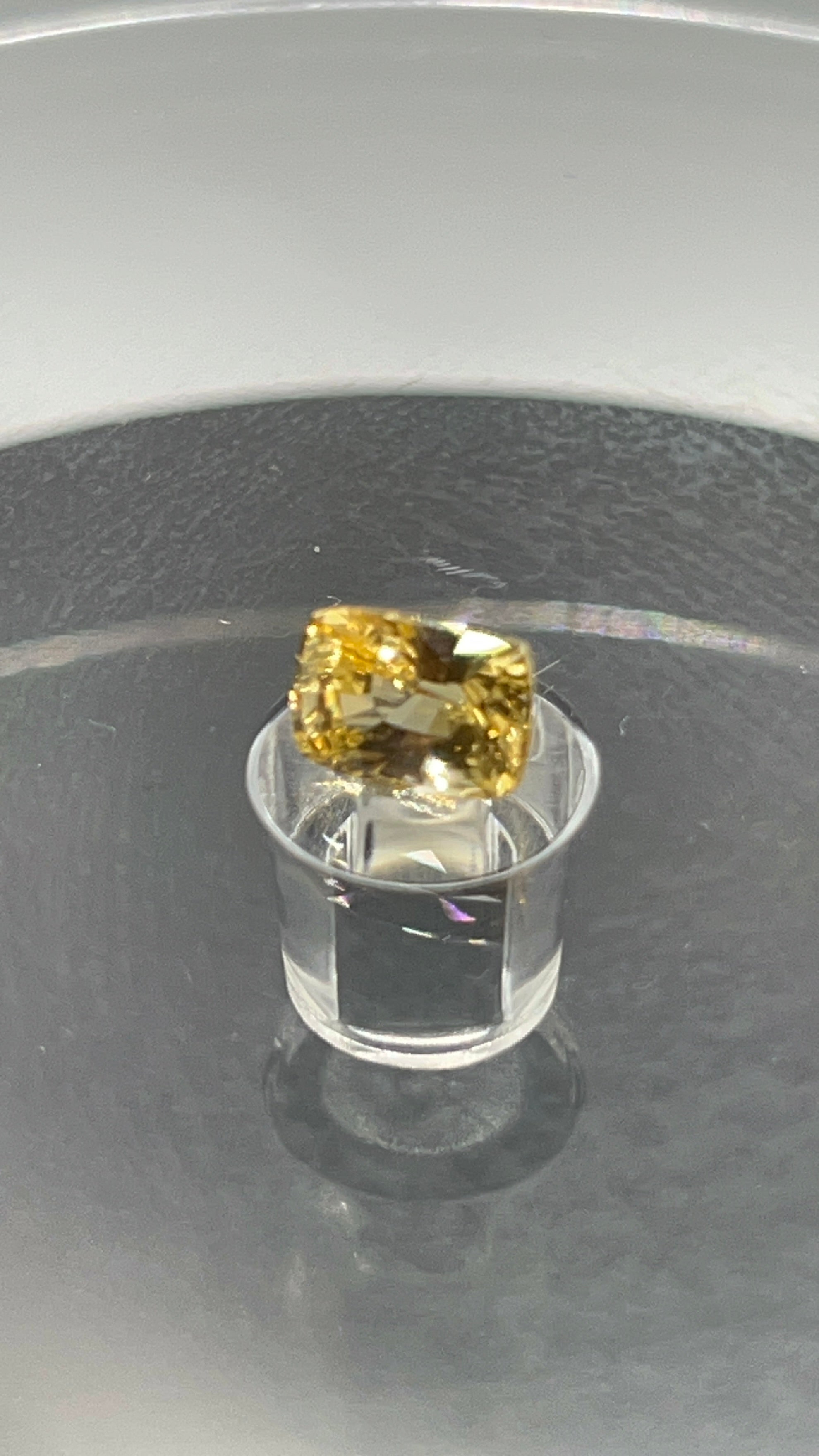 Natural Yellow Sapphire | 2.01ct | Unheated Gemstone | Radiant Cut | Certified