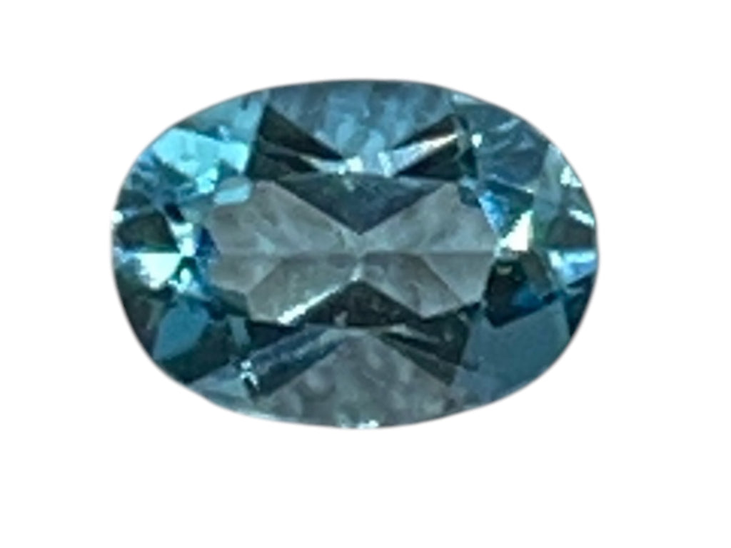 Natural Topaz | 1.00 ct | Oval shape | Swiss blue colour | December birthstone | GIA Alumni Report report provided ( Test Product )
