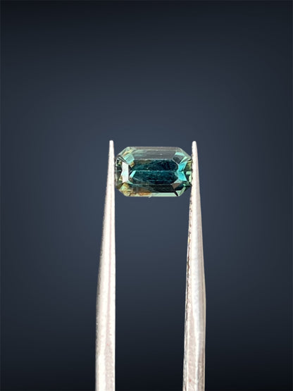 Natural Unheated Green Sapphire 1.39ct – Certified AGL Loose Gemstone