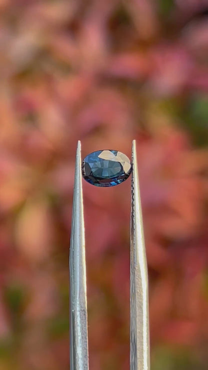 Natural Green Sapphire 1.17ct (No Heat) AGL Certified Oval Cut Bluish Green Gemstone
