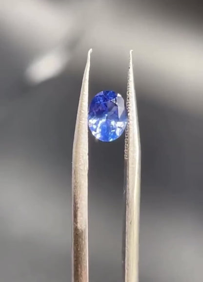 Natural Blue Sapphire | 0.78 ct | Oval Shaped | AGCL lab report provided