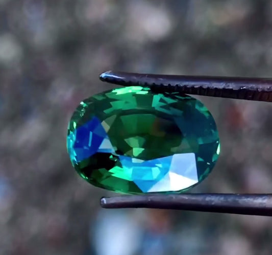 Natural Green Sapphire | 5.02ct | Heated | AAA quality