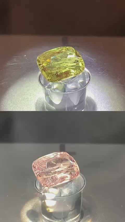 Natural Alexandrite | 2.59 ct | Good Colour Change | Dimension: 9.66x7.04x4.31mm | Cushion Rectangular Mixed | GIA Alumni Certificate Provided
