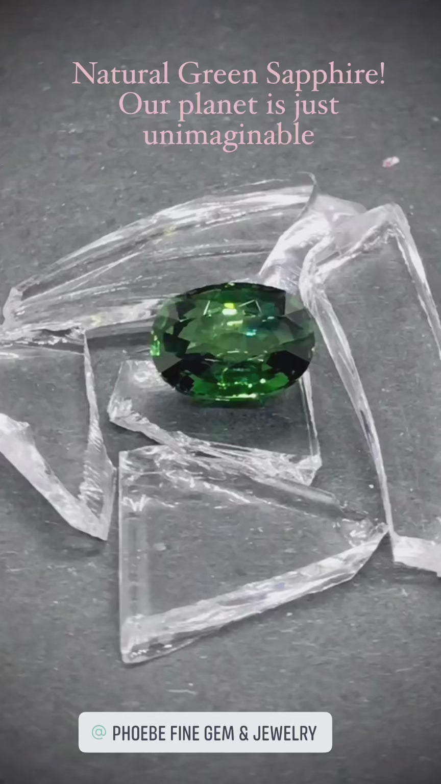 Natural Green Sapphire | 5.02ct | Heated | AAA quality