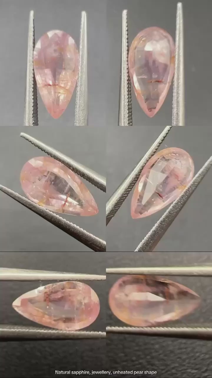 Natural Sapphire | 1.35ct | Pear shape | certified from National gem and jewelry authority (Sri-Lanka)